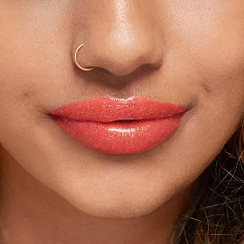 Rimmel Stay Glossy 6HR Lip Gloss, Shade 640 All Day Seduction, 0.18 Fl Oz